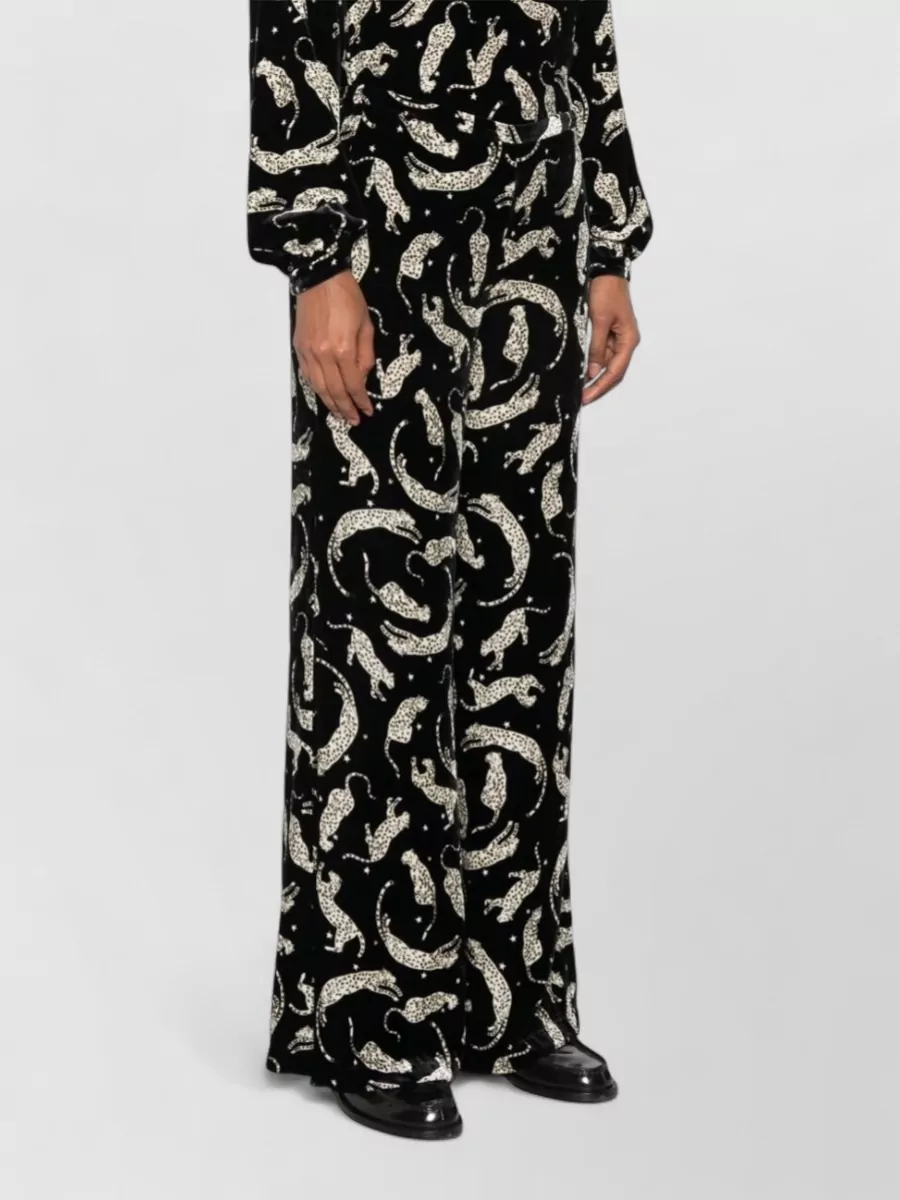 Forte Forte Silk Leopard-Print Wide-Leg Pyjama Bottoms