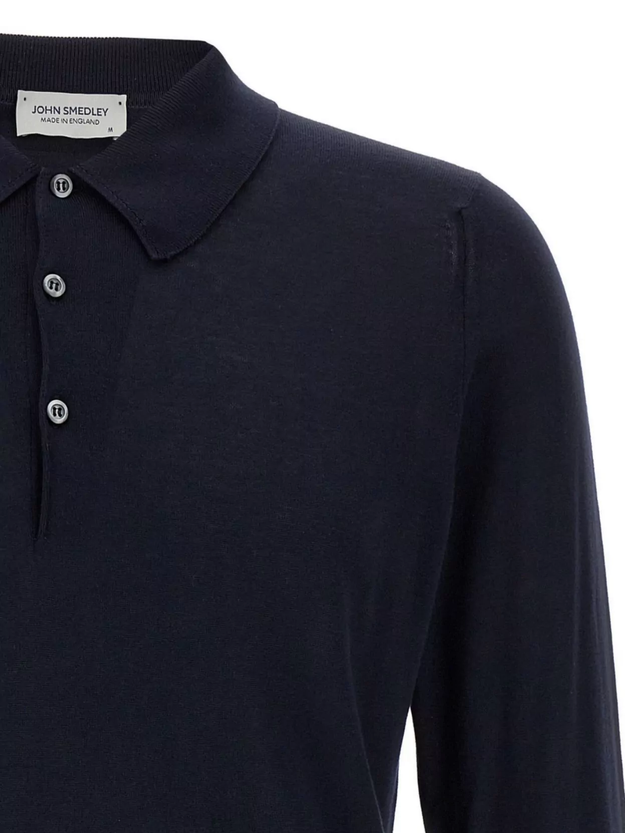 John Smedley 'Finchley' Long Sleeve Polo Shirt