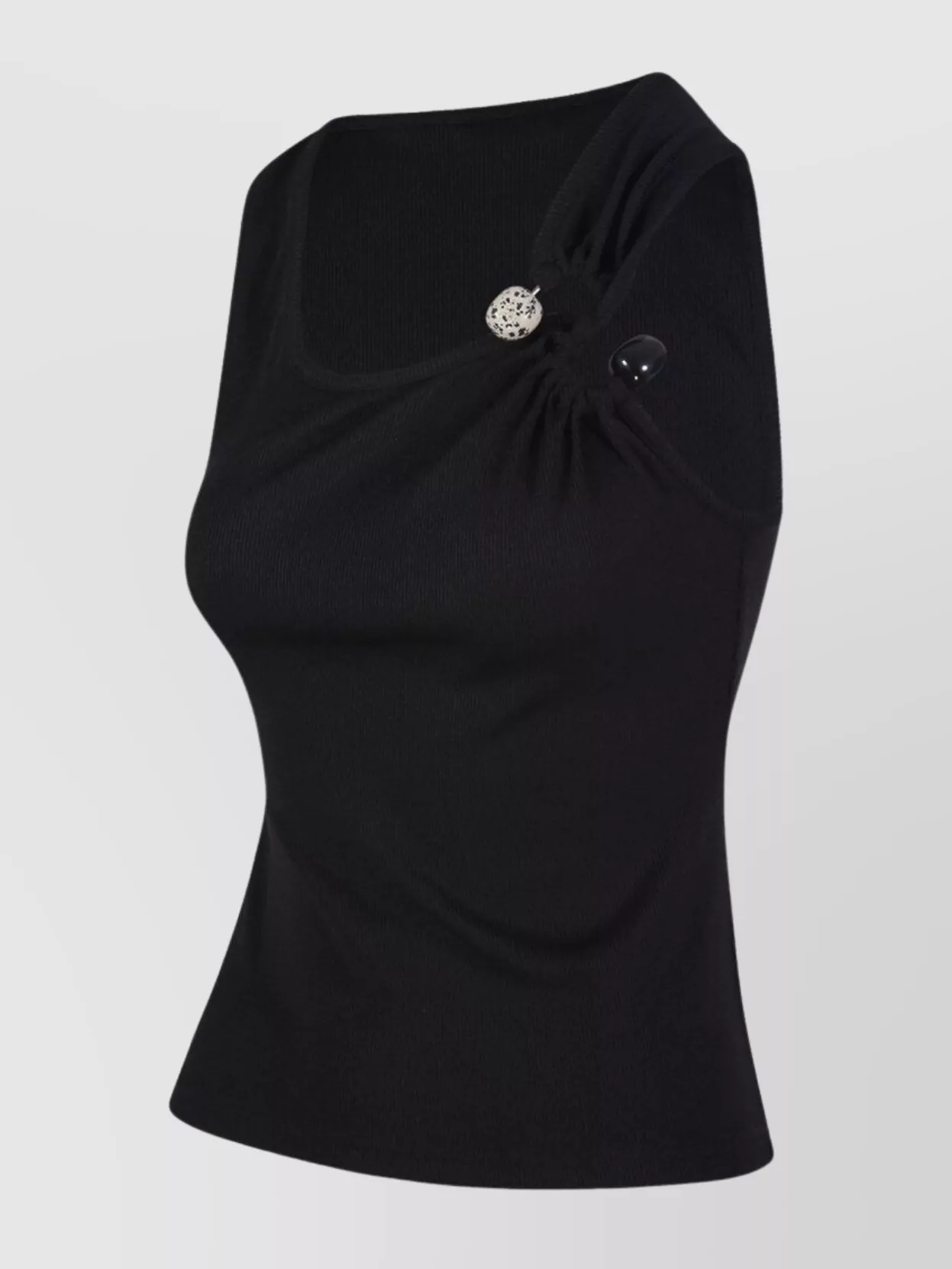 Christopher Esber Ribbed Scoop Neck Tank Top