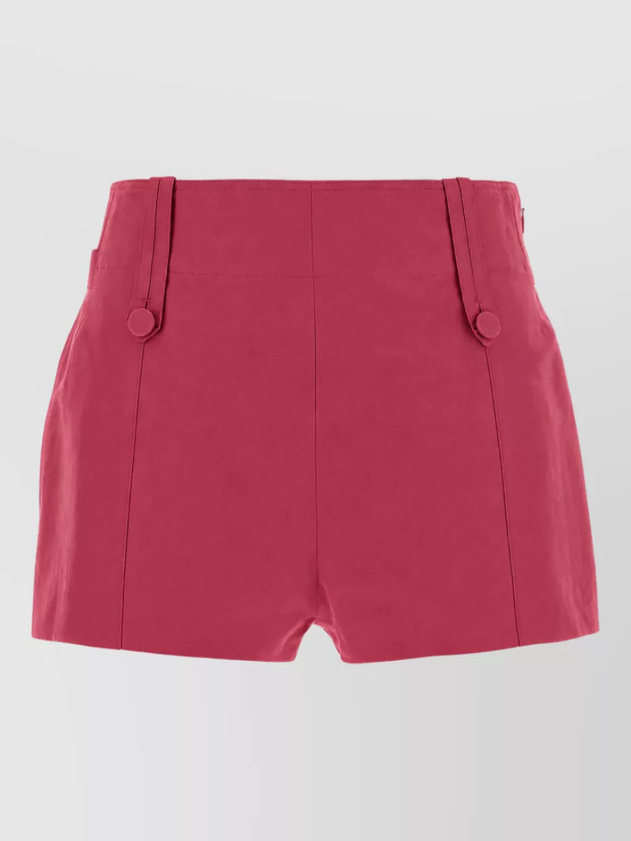 Chloé Linen Blend Tailored Shorts