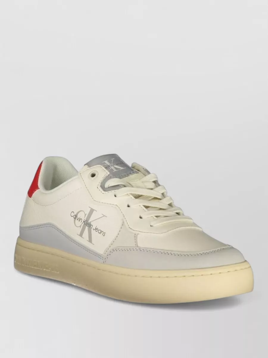 Calvin Klein leather low-top sneakers