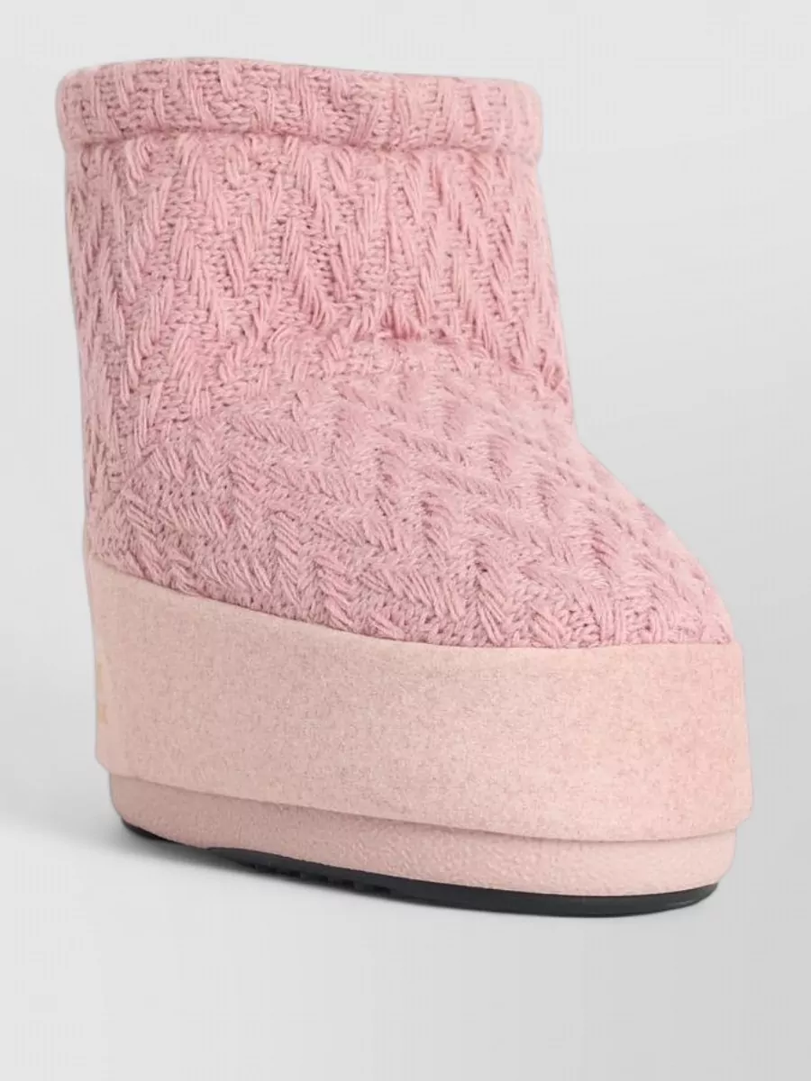 Moon Boot knit ankle boots