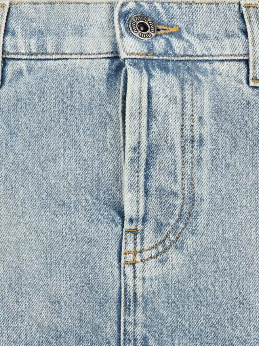 Miu Miu Midi Denim Skirt