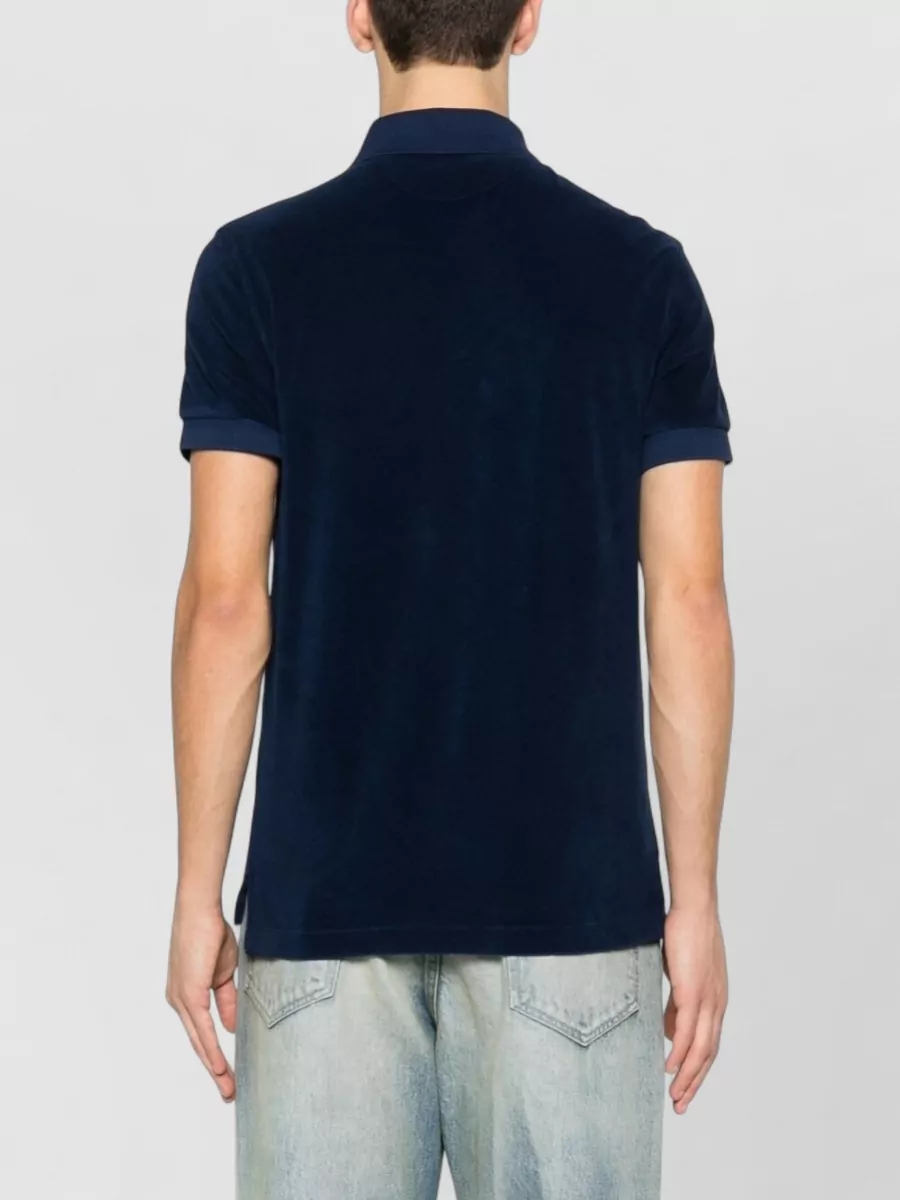 Tom Ford Cotton Polo Shirt Short Sleeves Collar