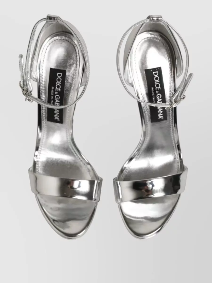 Dolce&Gabbana Leather Platform Sandals