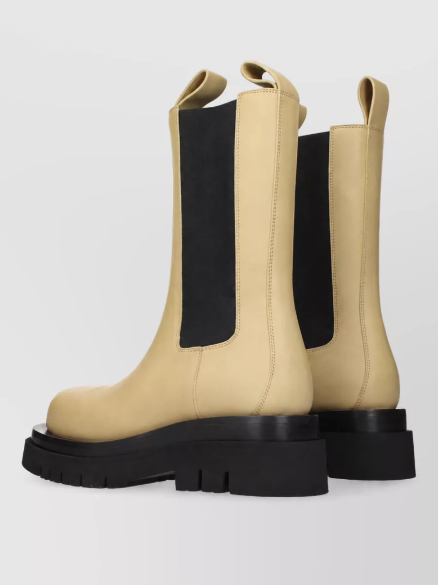 Bottega Veneta Leather Lace-Up Ankle Boots