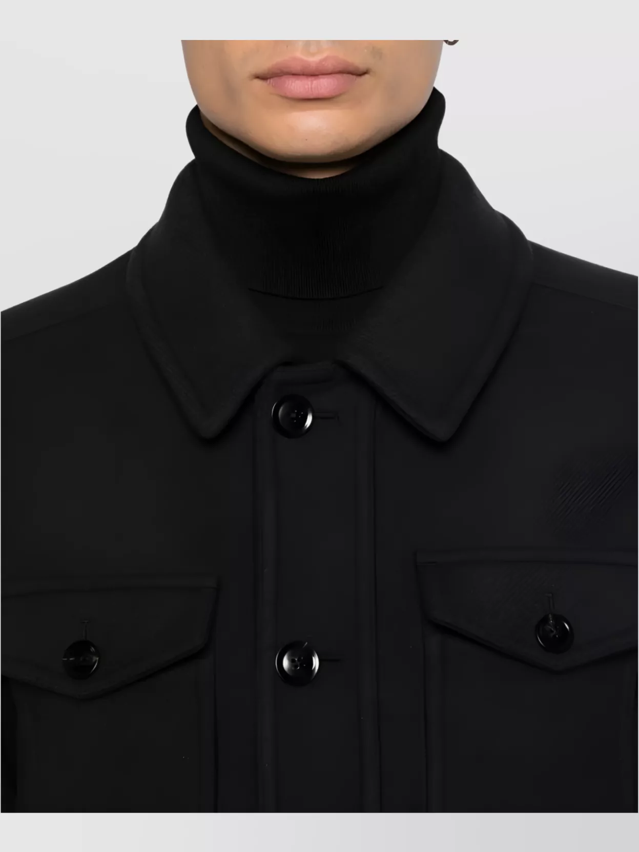 Tom Ford Four Pocket Collared Twill Jacket