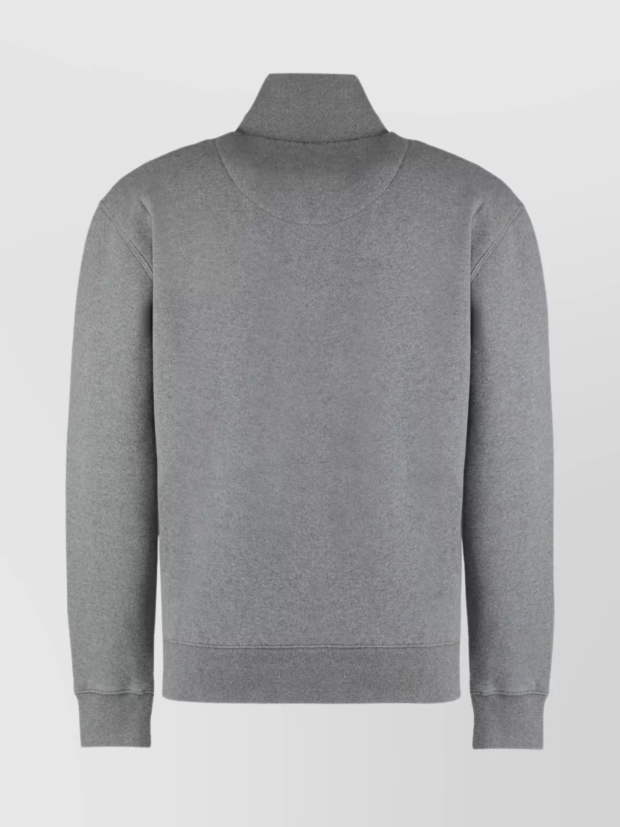 Maison Kitsuné Fox Patch High Collar Cotton Sweatshirt