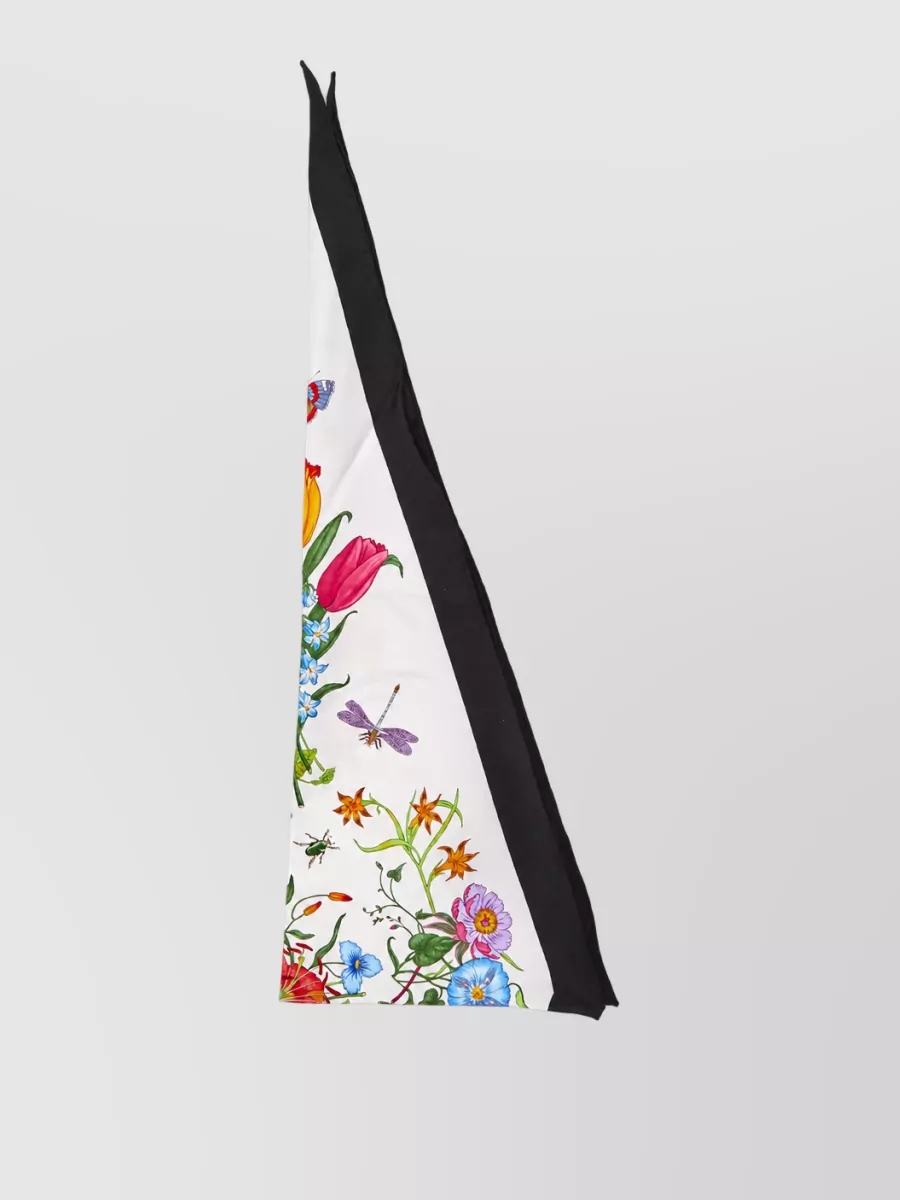 Gucci silk printed scarf