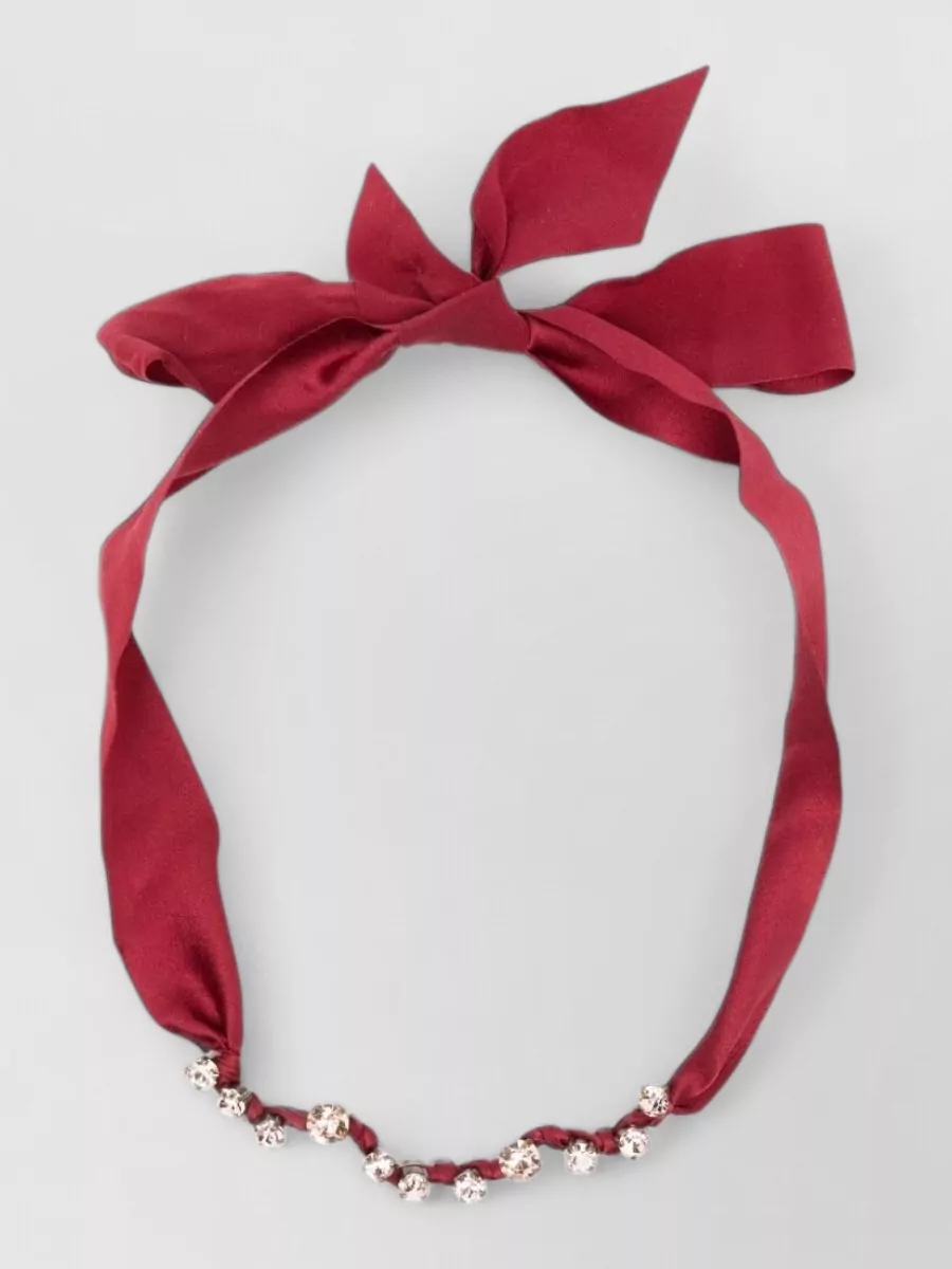 Forte Forte silk choker necklace