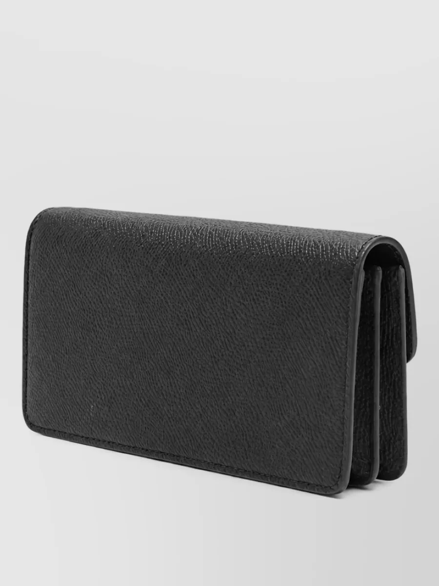 Valentino Leather Chain Clutch Bag