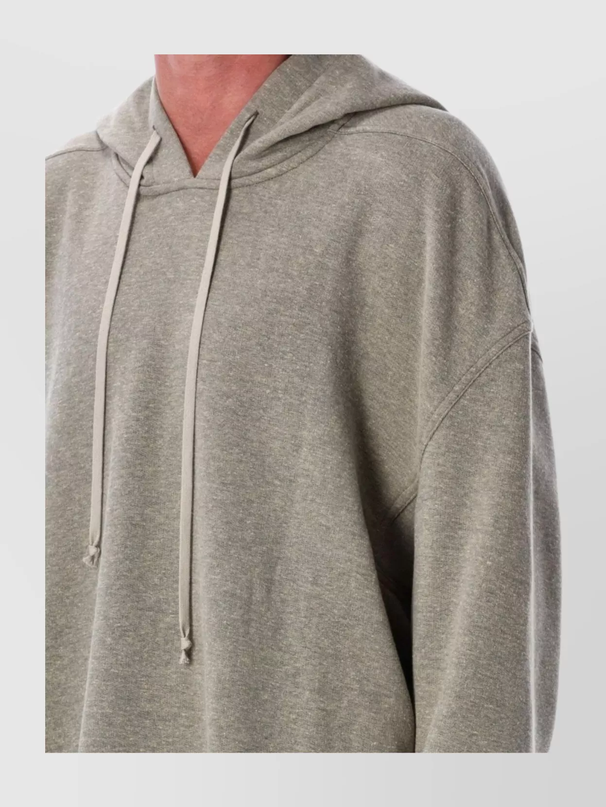 Rick Owens Drkshdw Peter Hoodie With Drawstring And Kangaroo Pocket