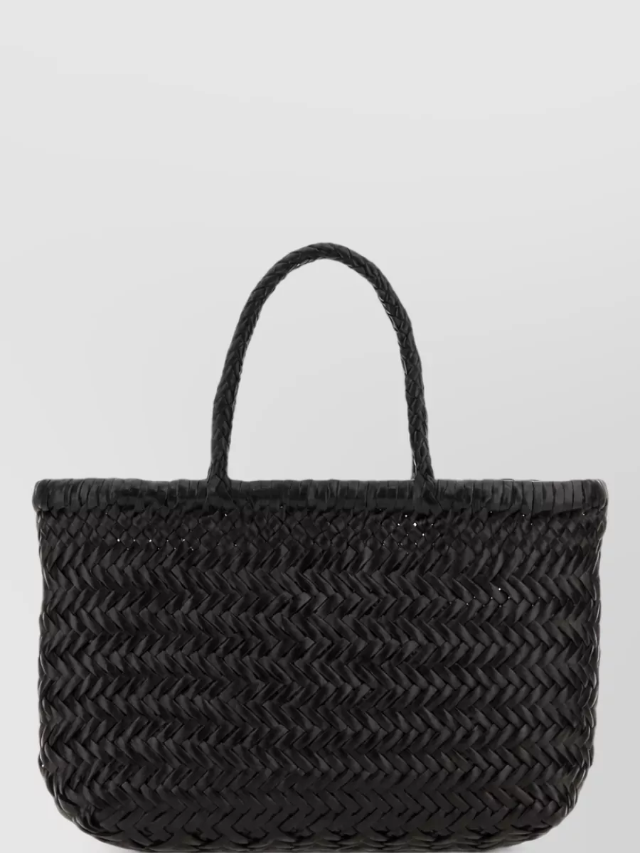 Dragon Diffusion Mini Flat Gora Leather Beach Bag