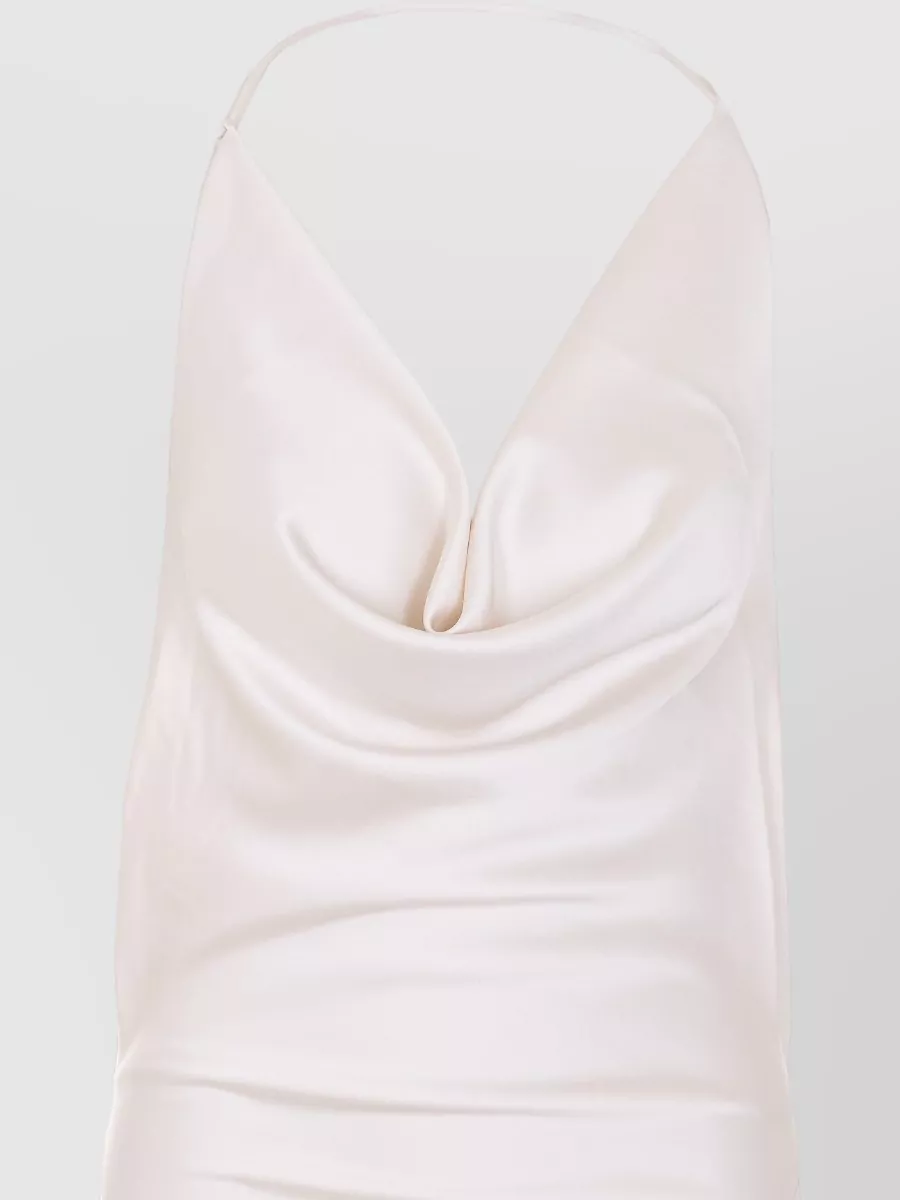 The Andamane Satin Maxi Dress