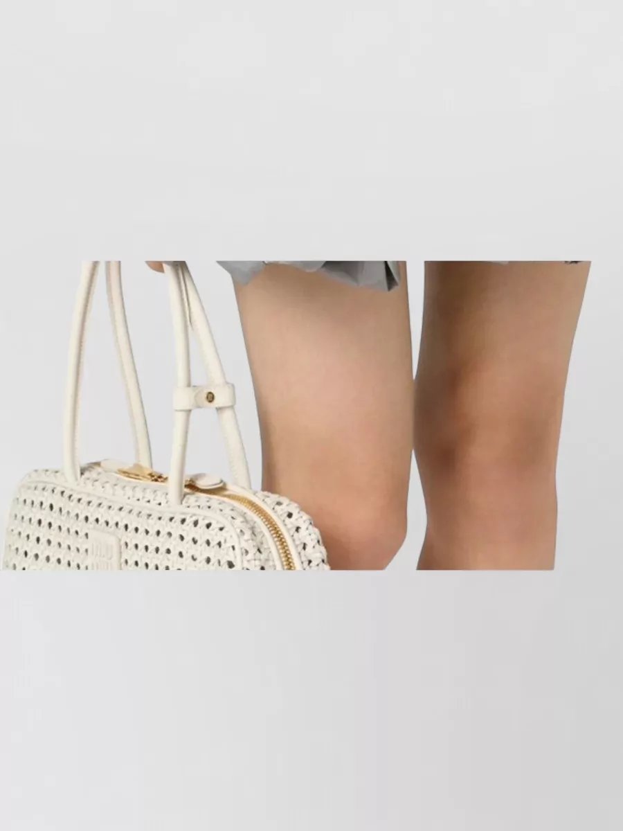 Miu Miu Pleated Balloon Mini Skirt