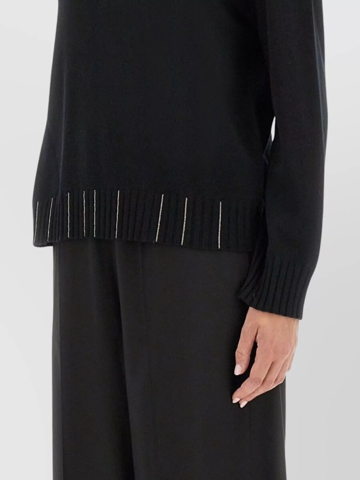 Fabiana Filippi Crew Neck Knitwear Long Sleeves
