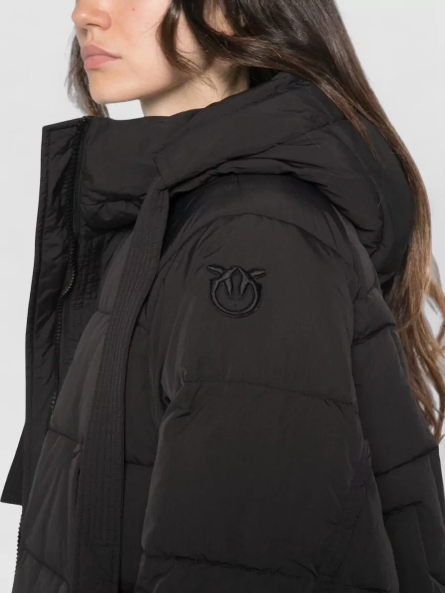 Pinko Quilted Hooded Puffer Coat