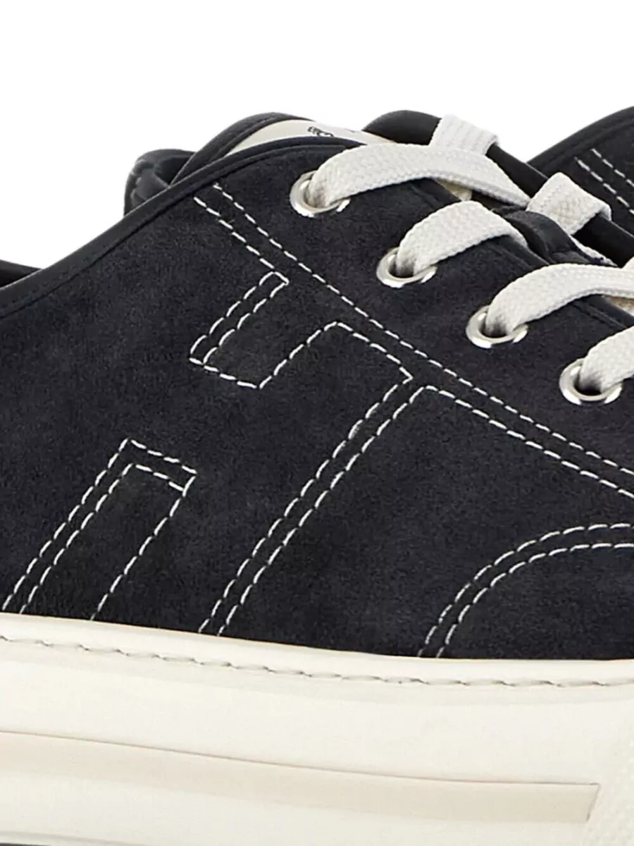 Hogan Suede Leather Low-Top Sneakers