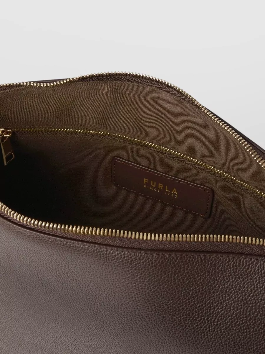 Furla Leather Grained Shoulder Bag
