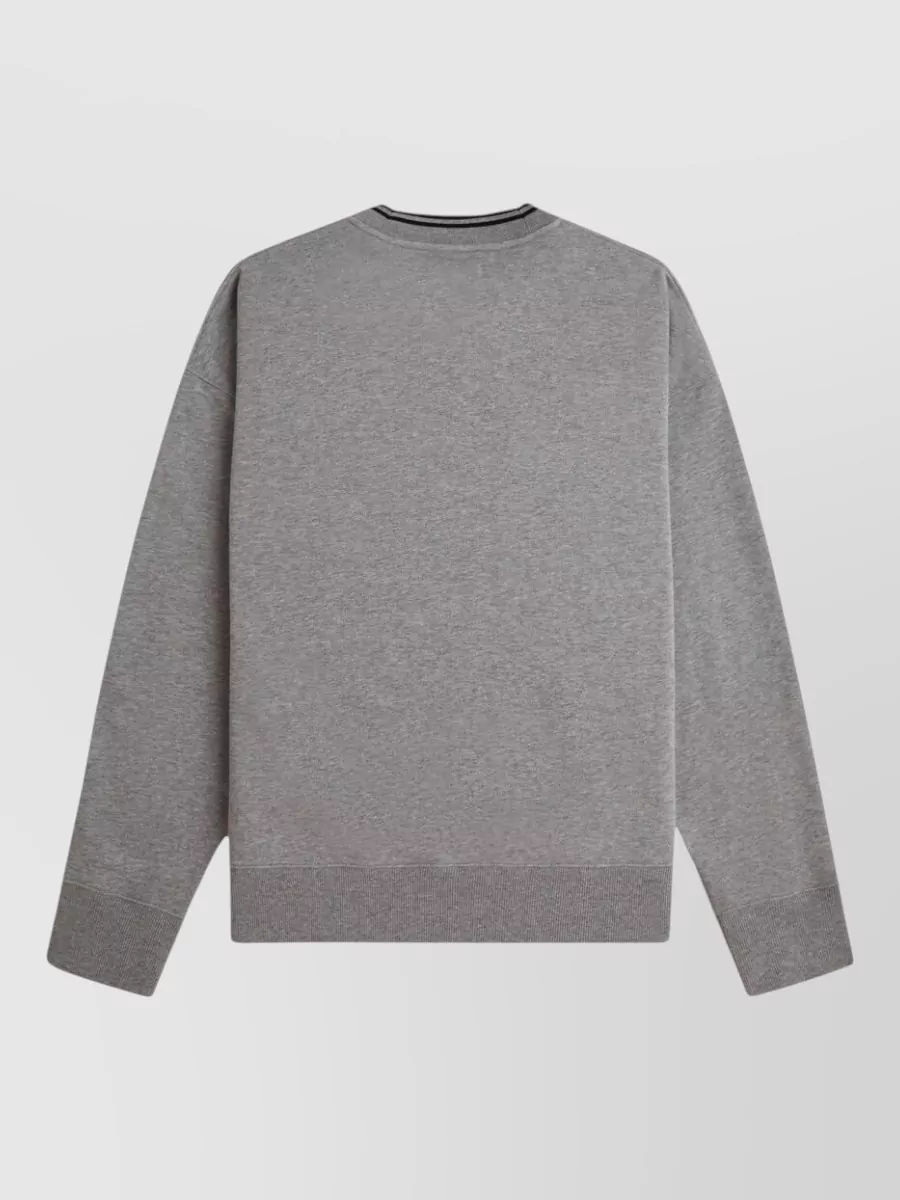 Fred Perry Cotton Logo Sweatshirt