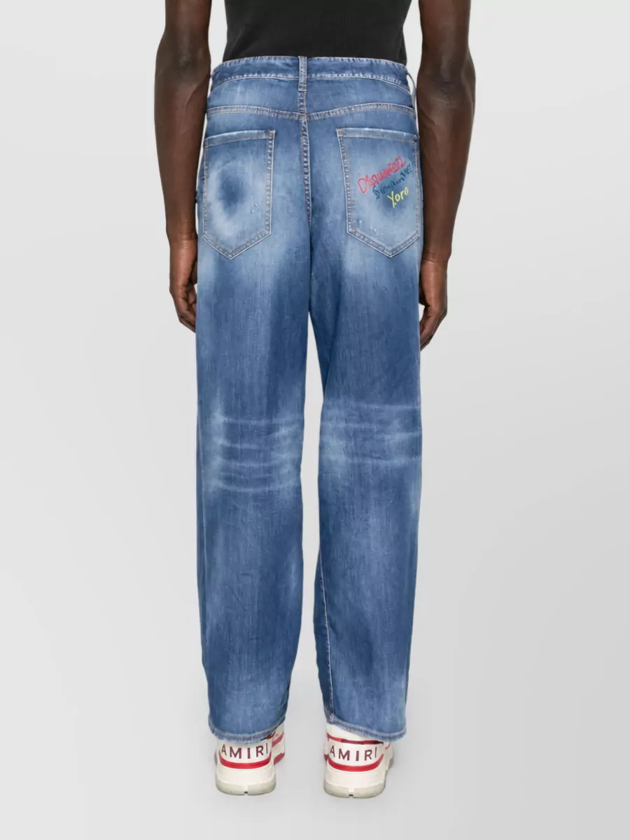 Dsquared2 Slim-Fit Straight-Leg Jeans