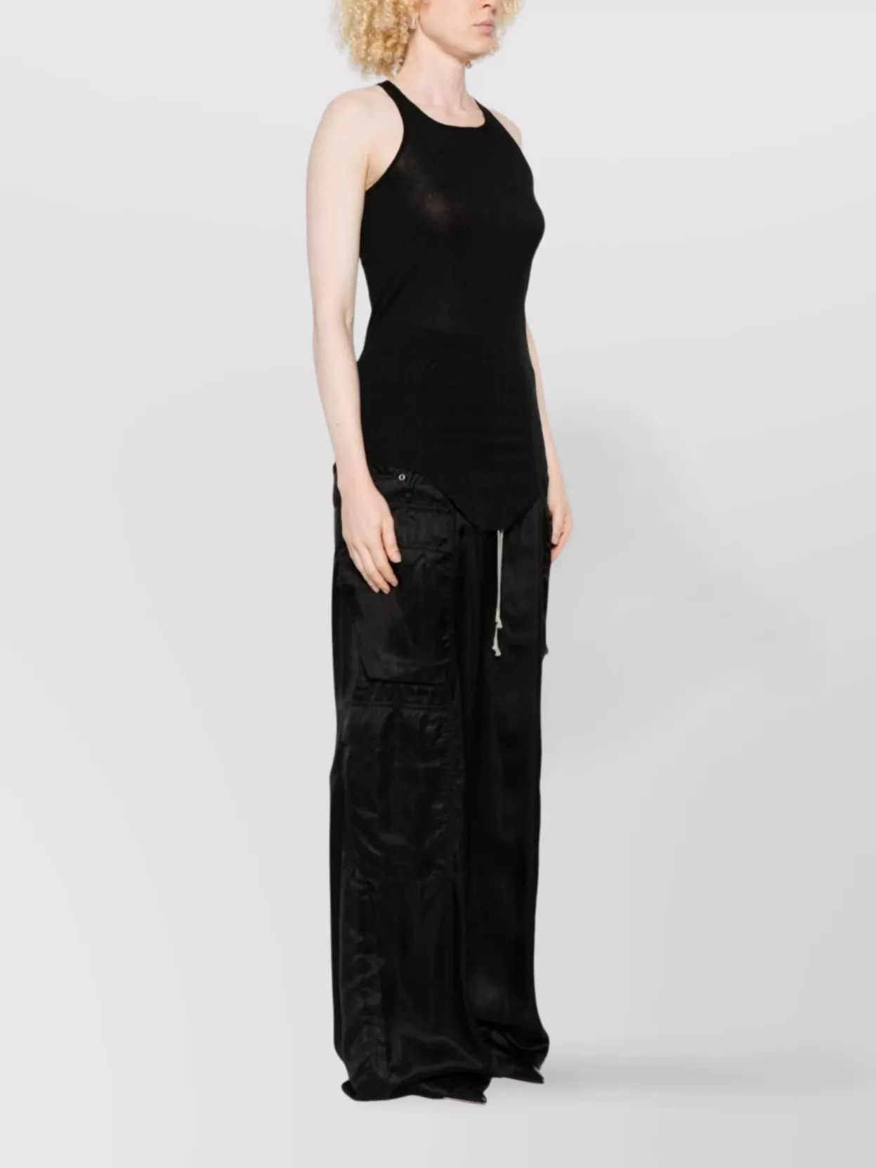 Rick Owens Ribbed Racerback Tank Top