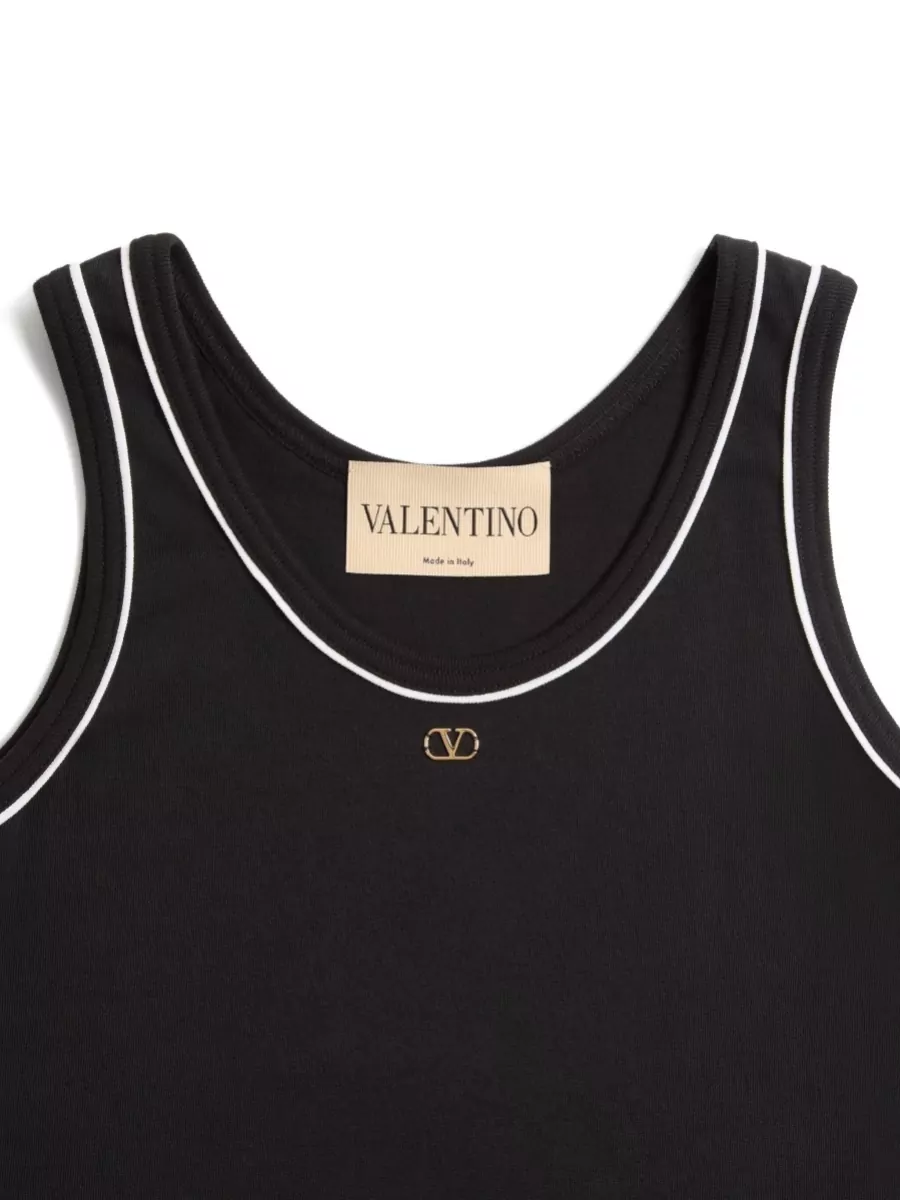 Valentino Cotton Jersey Tank Top
