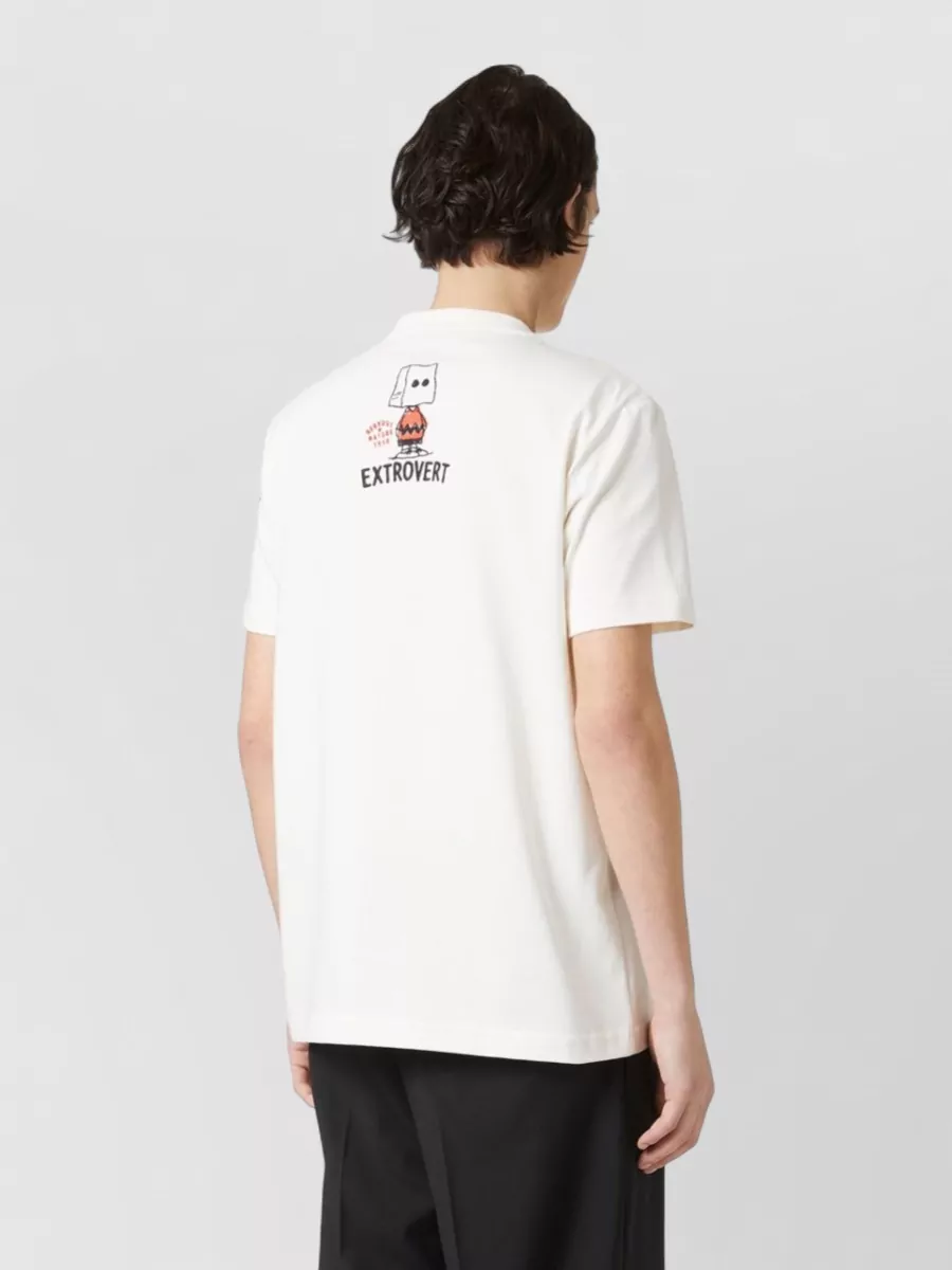 Iceberg Logo Graphic Print Short Sleeve T-Shirt