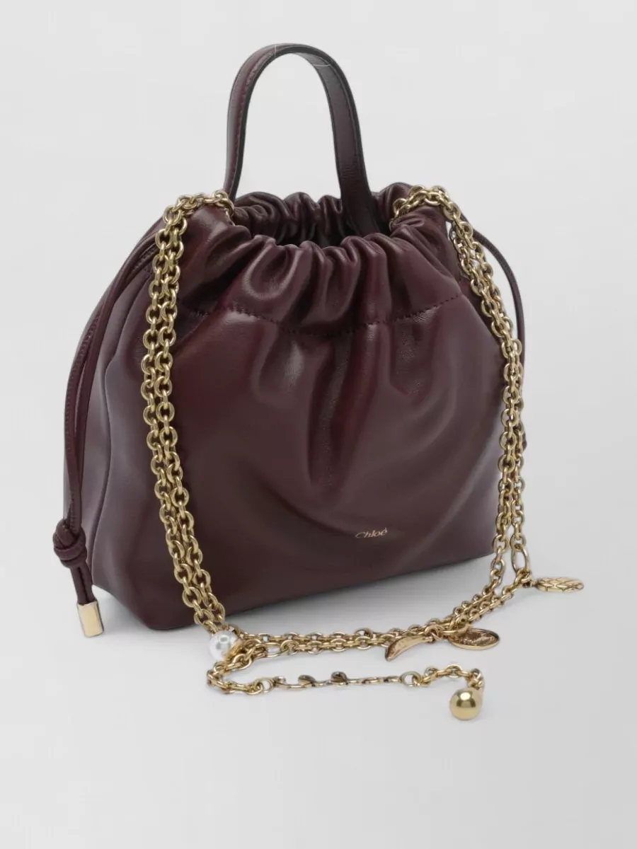 Chloé Chloé Icons Mini Leather Bucket Bag