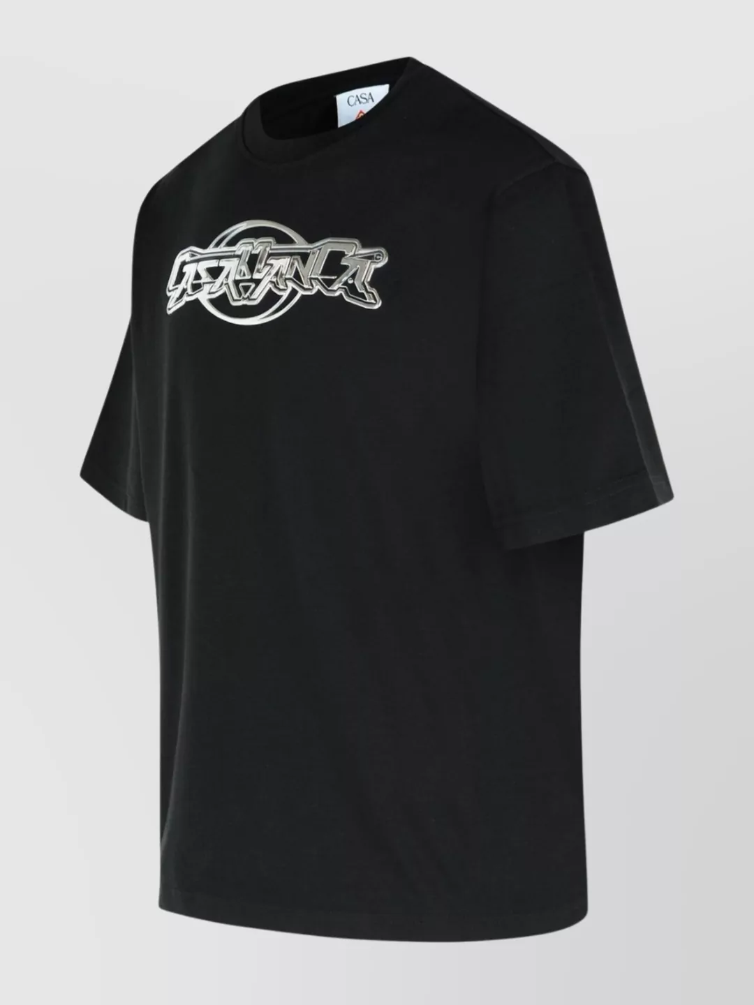 Casablanca Crew Neck Graphic Print Short Sleeves