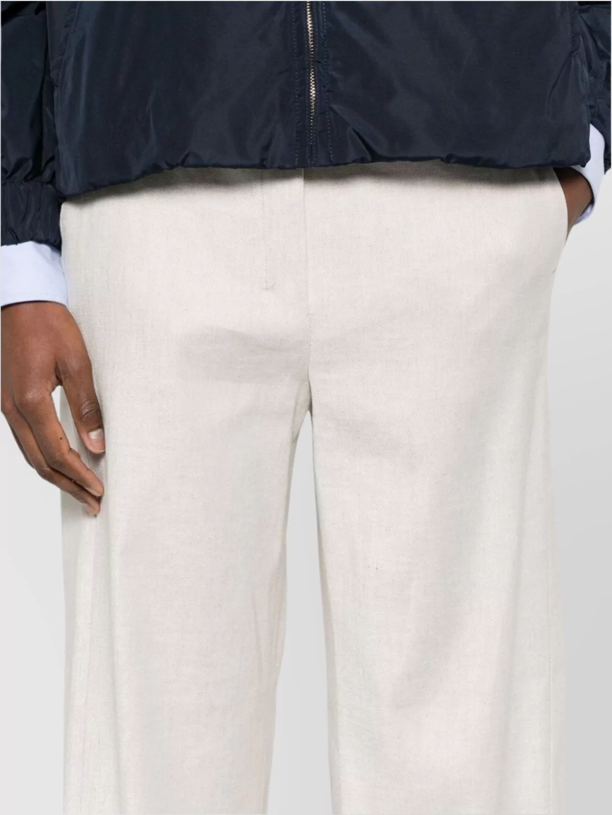 's Max Mara Straight Leg Trousers Elasticated Waistband