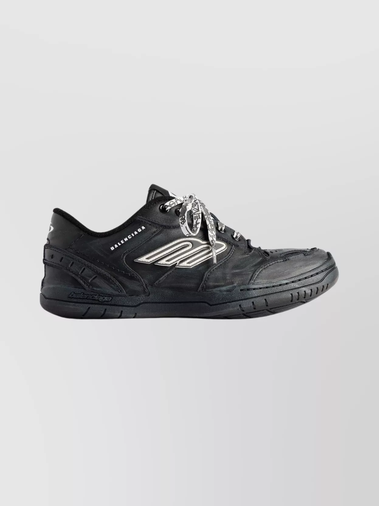 Balenciaga Leather Low-Top Sneakers