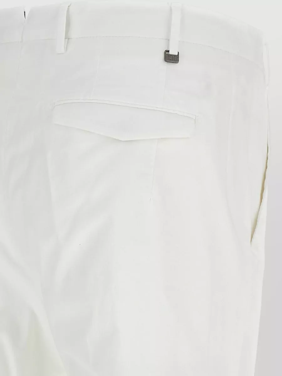 Pt Torino Cotton Straight-Leg Trousers