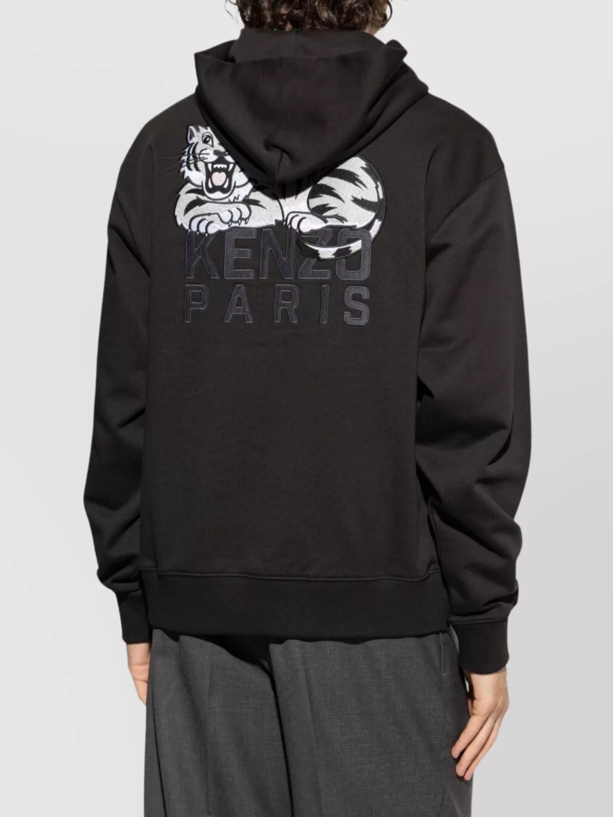 Kenzo Hooded Graphic Print Cotton T-Shirt