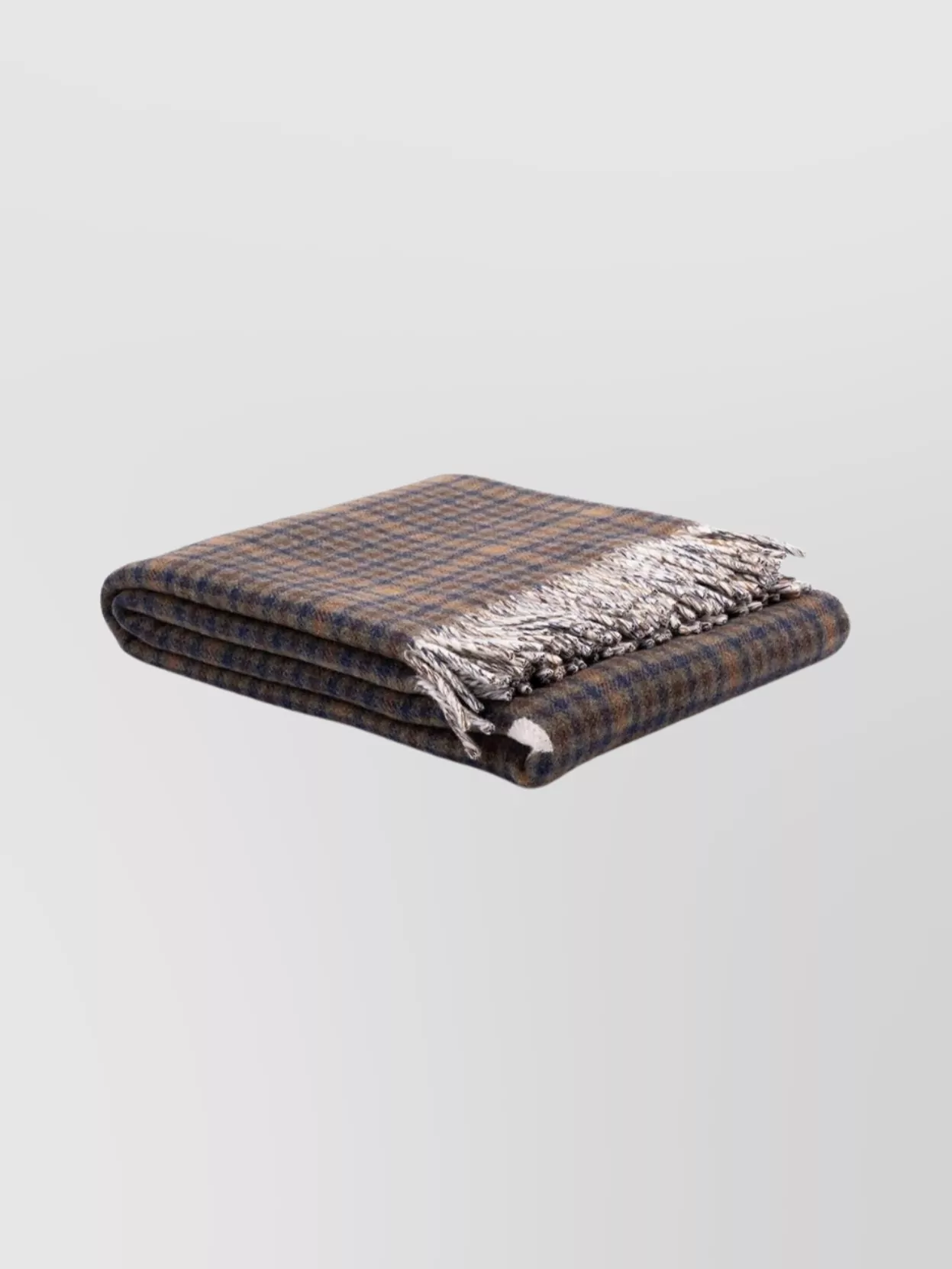 Autry Soft Checked Scarves Fringed Edges