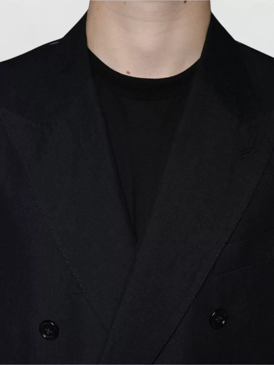 Dolce&Gabbana Linen Cotton Double-Breasted Blazer
