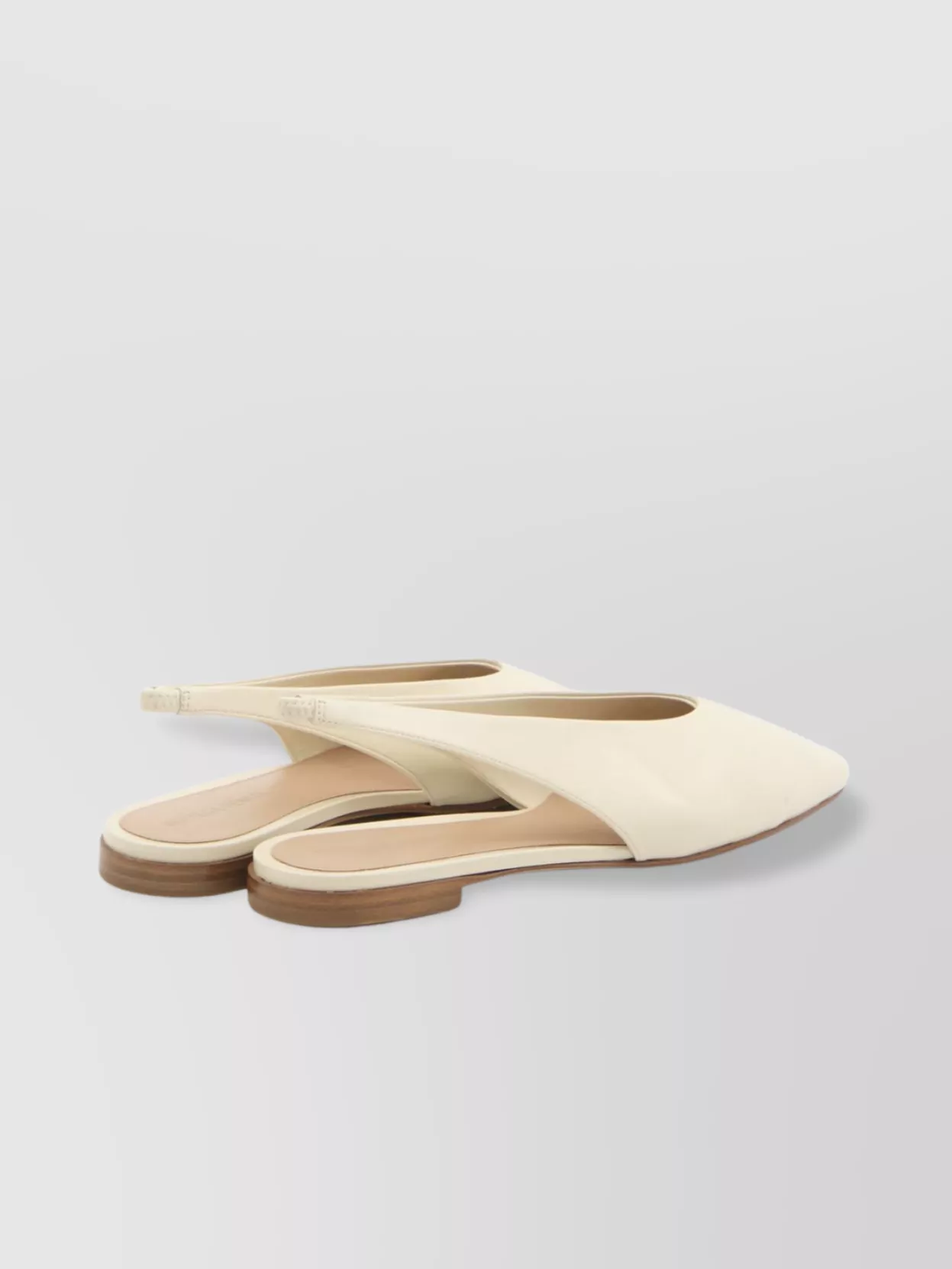Bottega Veneta Sofia Slingback Ballerinas In Glossy Calfskin