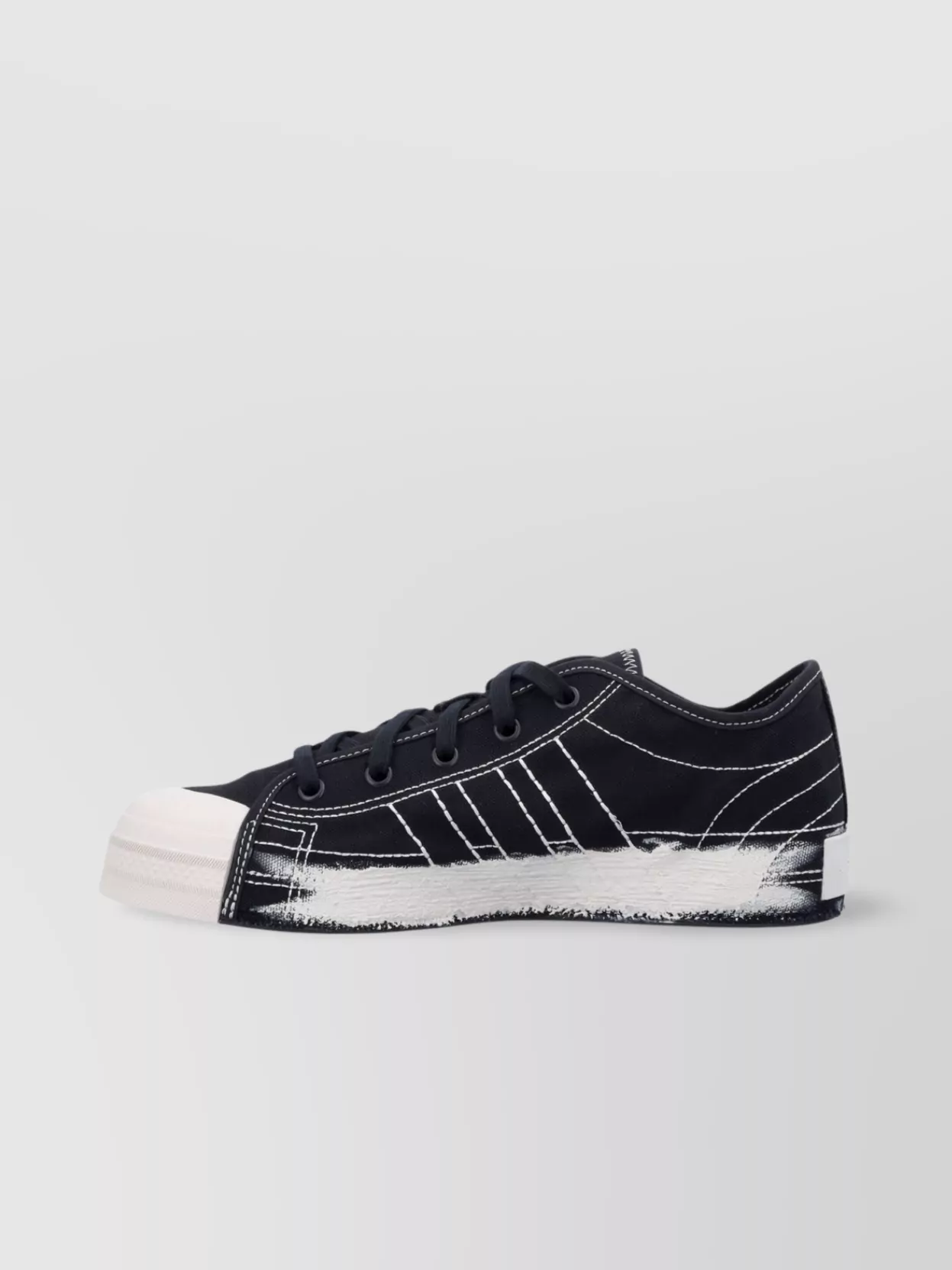 Y-3 Low Top Canvas Sneakers