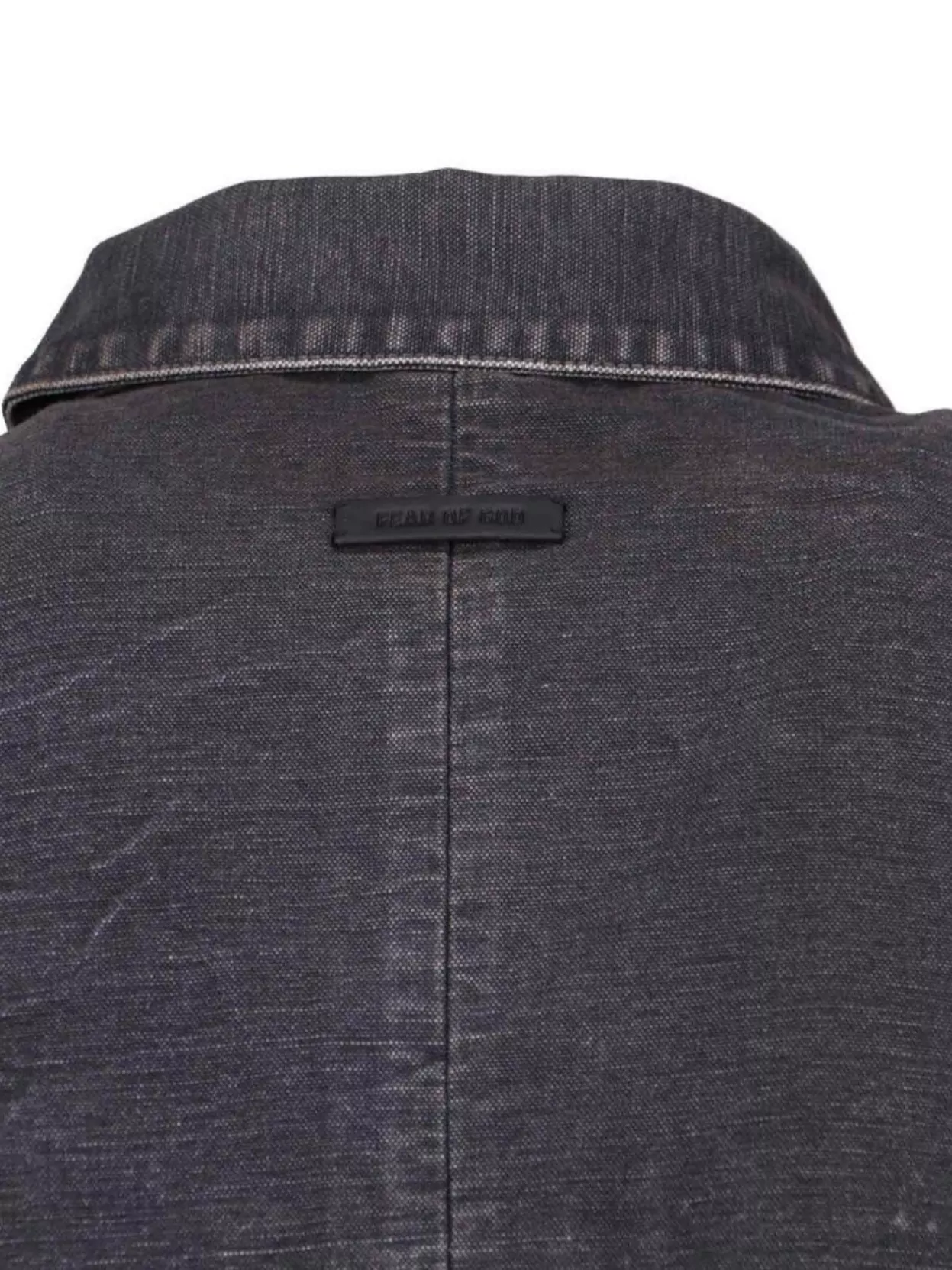 Fear Of God Denim Jacket With Long Sleeves And Collar
