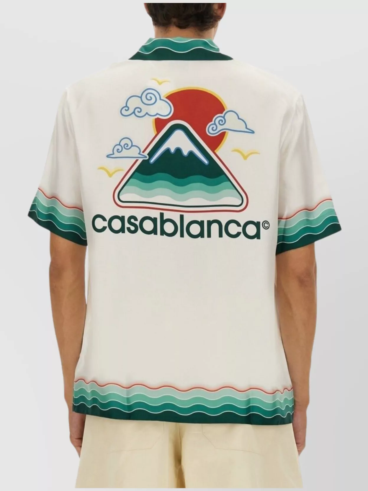 Casablanca Graphic Print Short Sleeve Shirt