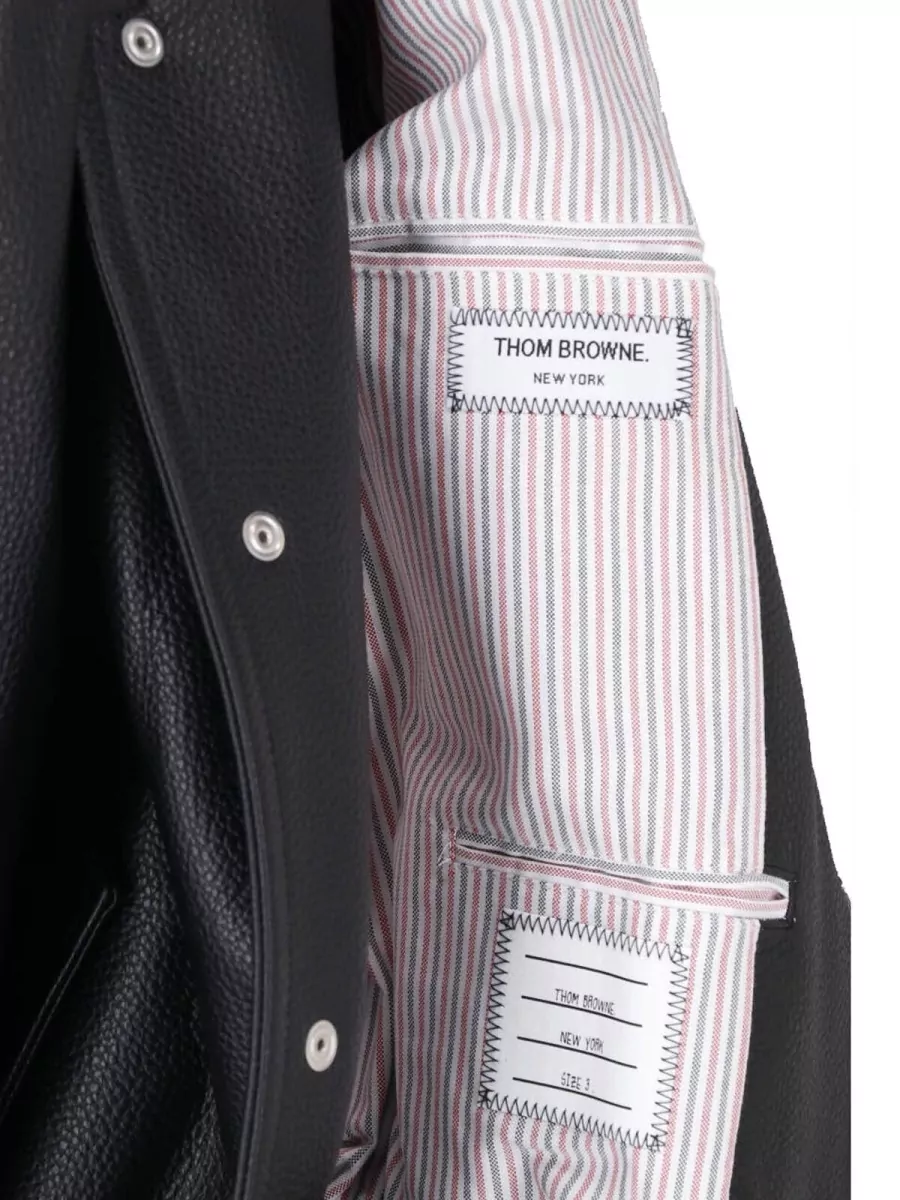 Thom Browne Leather Coat