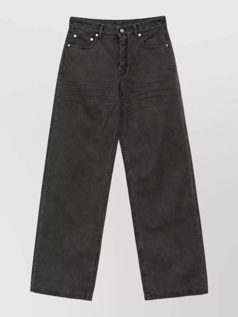 Rick Owens Drkshdw Mid-Rise Loose-Fit Denim Jeans