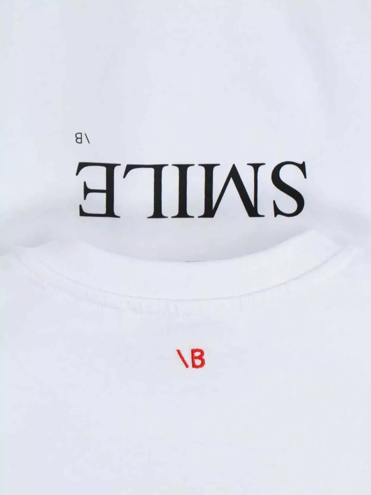 Victoria Beckham Crew Neck Graphic Print Short Sleeves