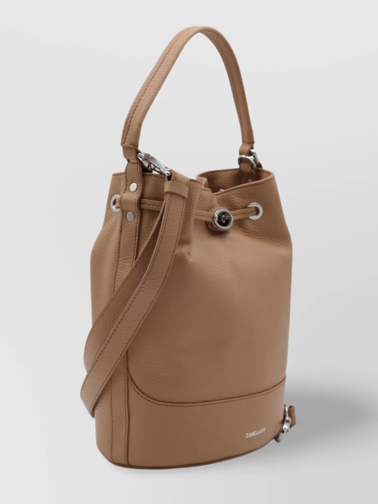 Zanellato Bucket Bag With Adjustable Strap And Top Handle