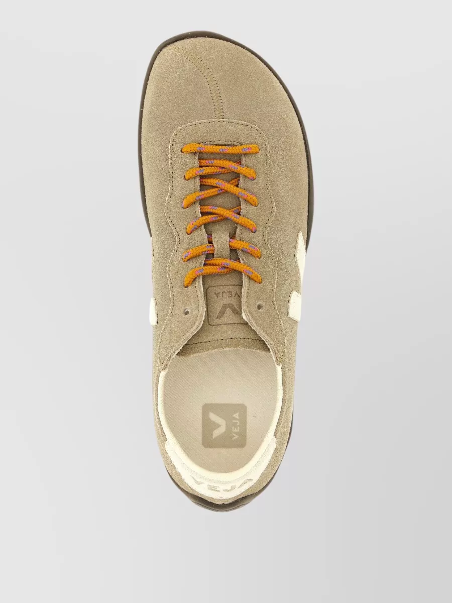 Veja Leather Lace-Up Sneakers