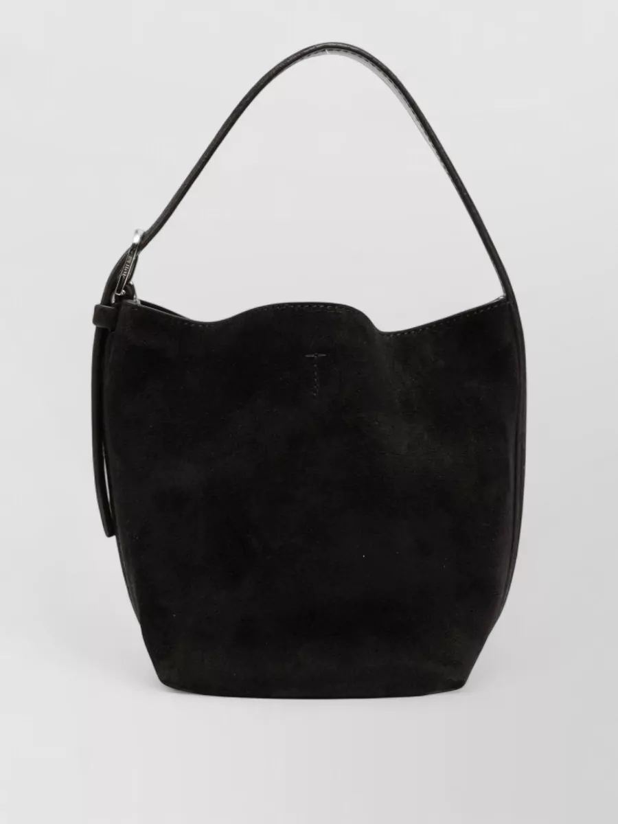 Totême suede leather small bucket bag