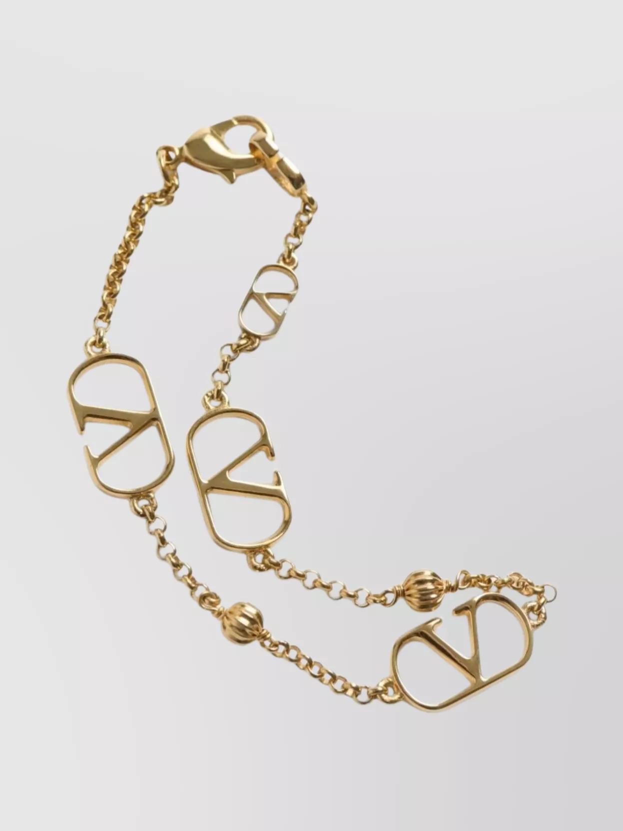 Valentino Garavani Gold-Tone Vlogo Signature Bracelet