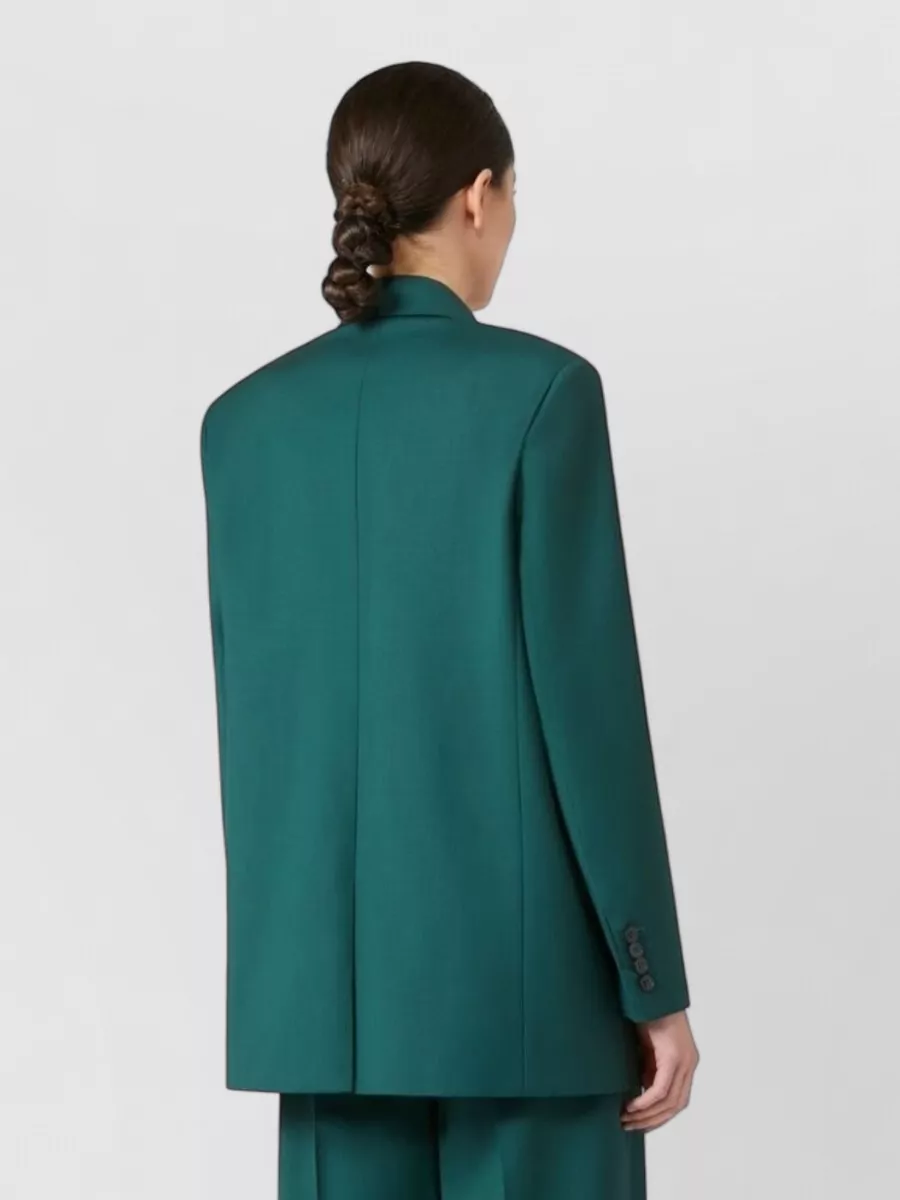 Max Mara Virgin Wool Belted Blazer