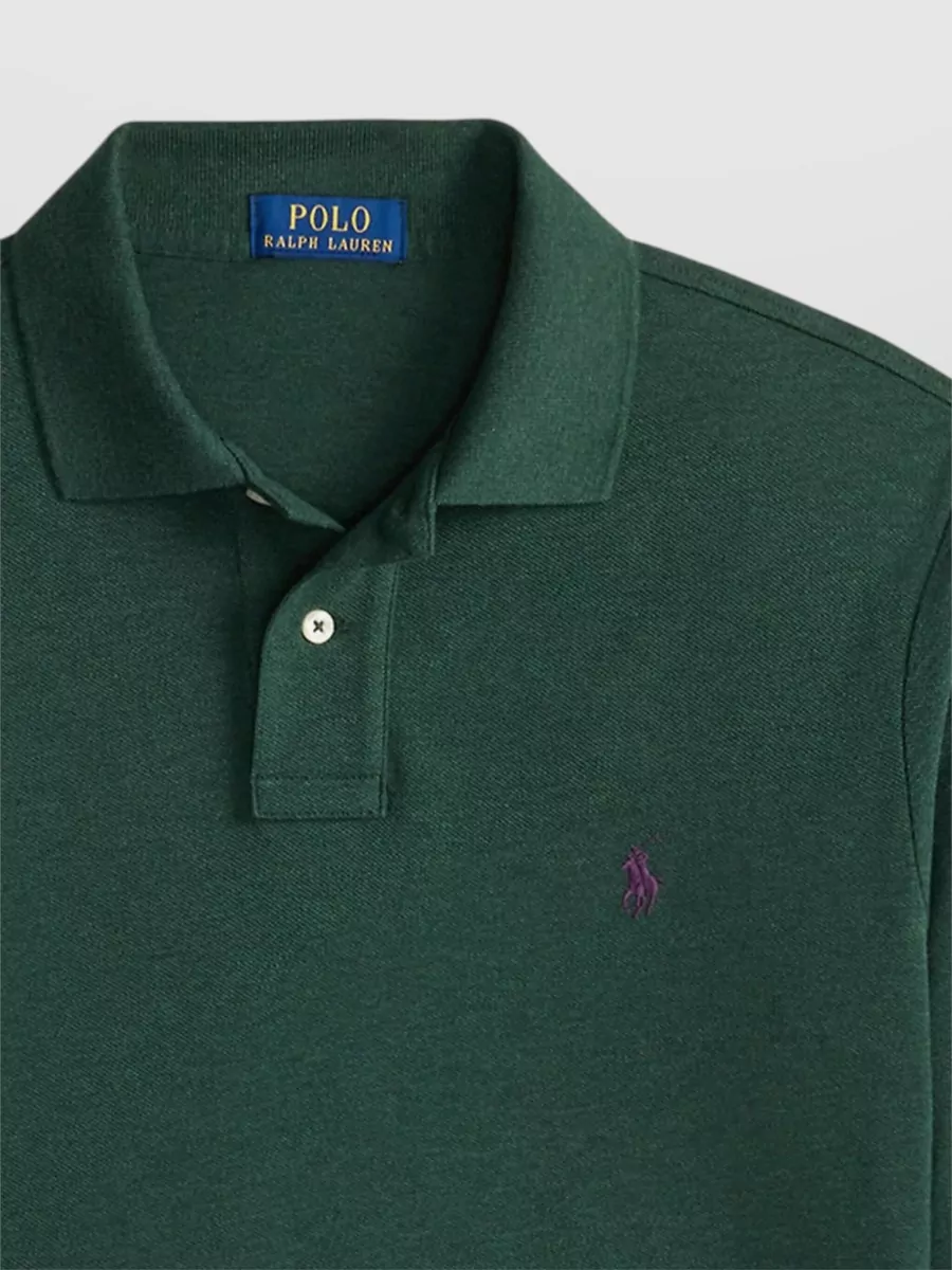 Polo Ralph Lauren Cotton Slim-Fit Long-Sleeve Polo Shirt