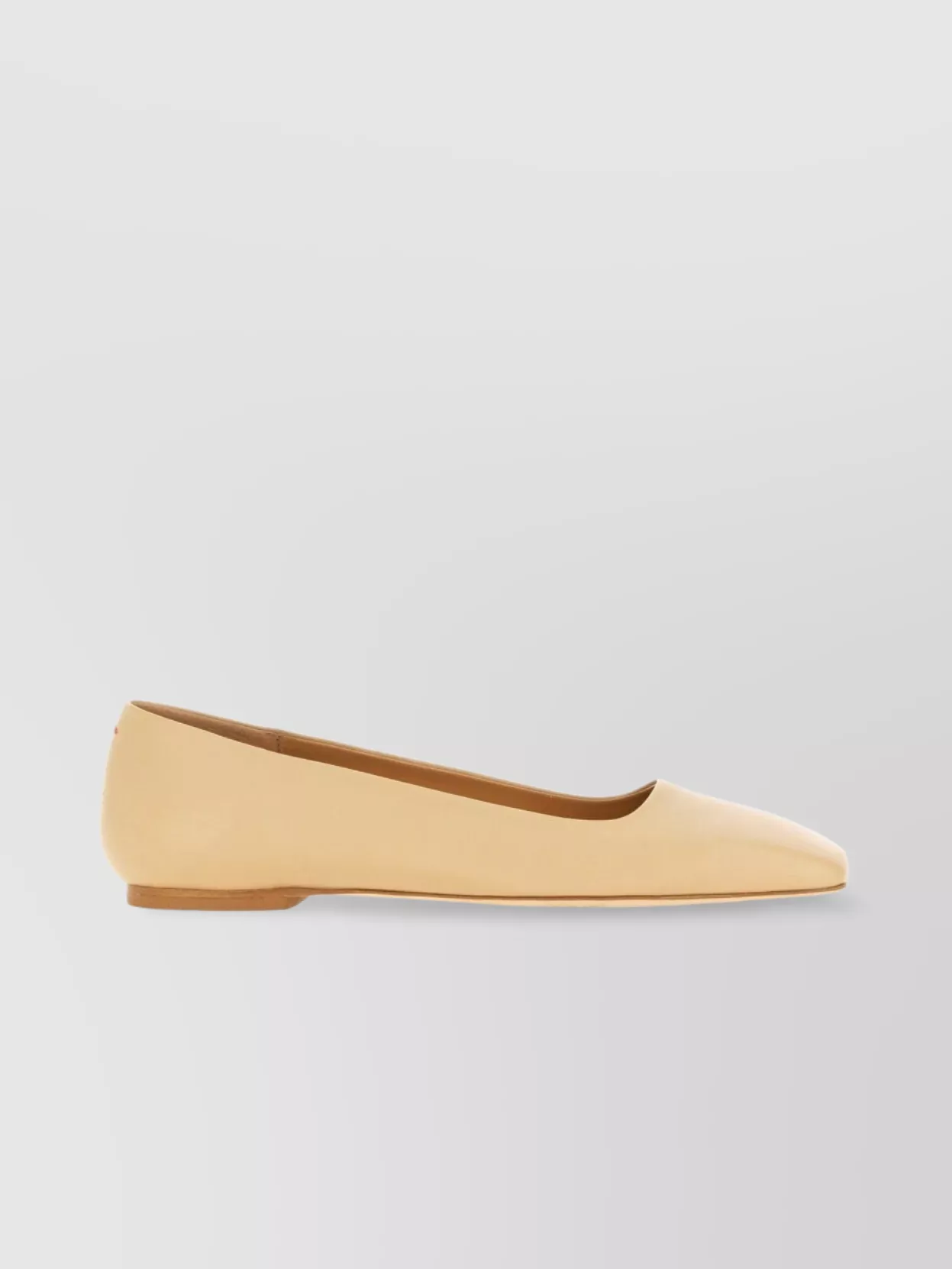 Aeyde Square Toe Flat Sole Ballerina
